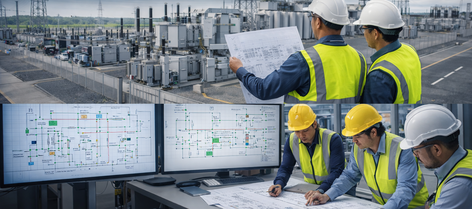 Electrical Design Performance Electrical Design Services for Substations, Industries, Data Centers