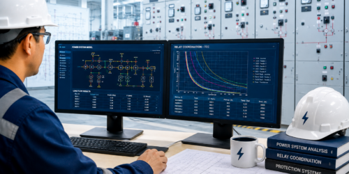 𝗣𝗼𝘄𝗲𝗿 𝗦𝘆𝘀𝘁𝗲𝗺 𝗦𝘁𝘂𝗱𝘆 and relay coordination 𝗣𝗼𝘄𝗲𝗿 𝗦𝘆𝘀𝘁𝗲𝗺 𝗦𝘁𝘂𝗱𝘆 and relay coordination