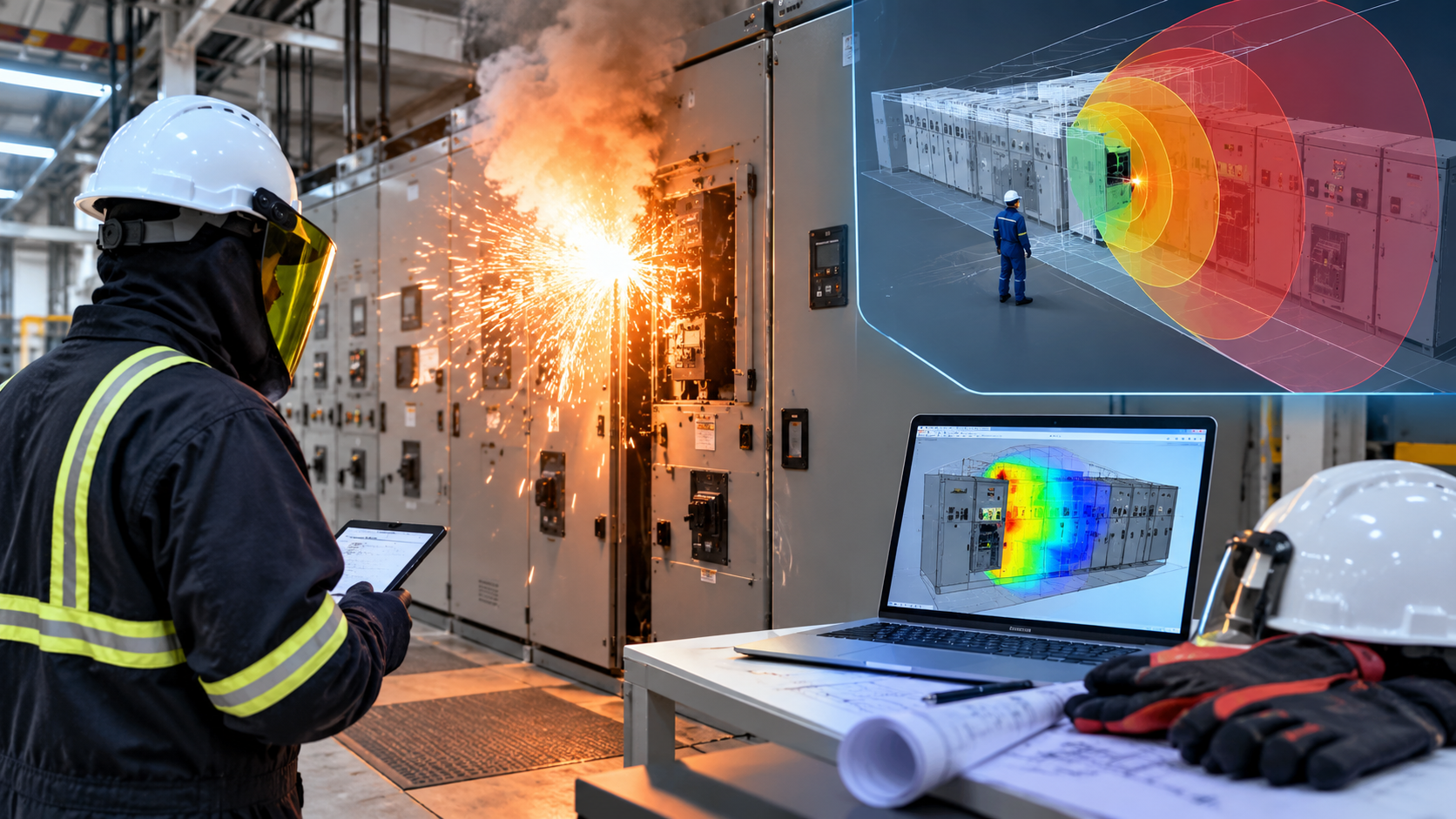 Arc Flash Hazard Assessment for a 33 kV electrical distribution system